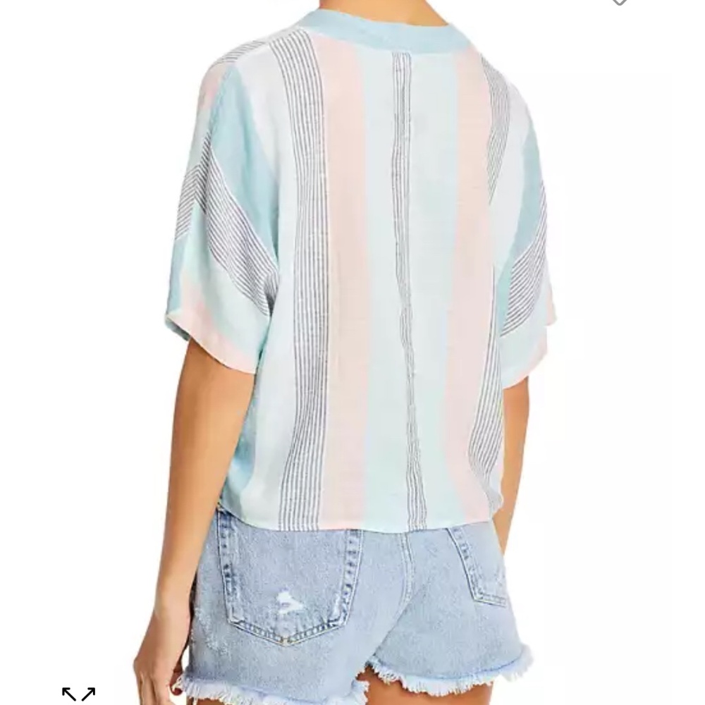 Rails Thea Tie Front Blouse - image 2